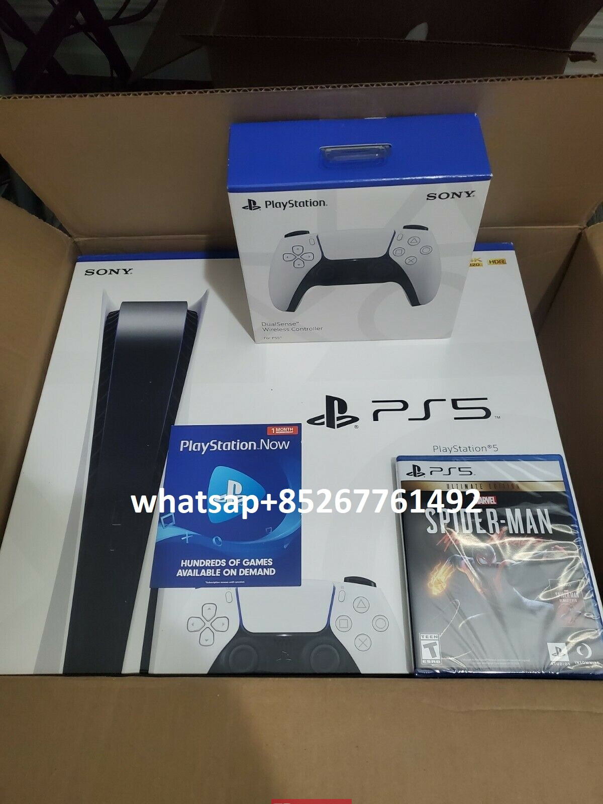 ps5 console 2controllers  free vR  free Headset  f